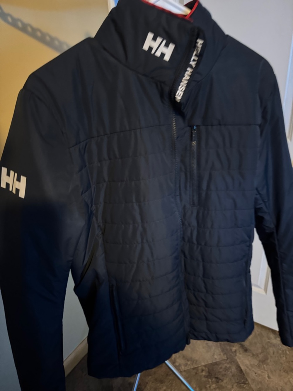 Helly Hansen Navy Quilted Insulated Puffer Jacket